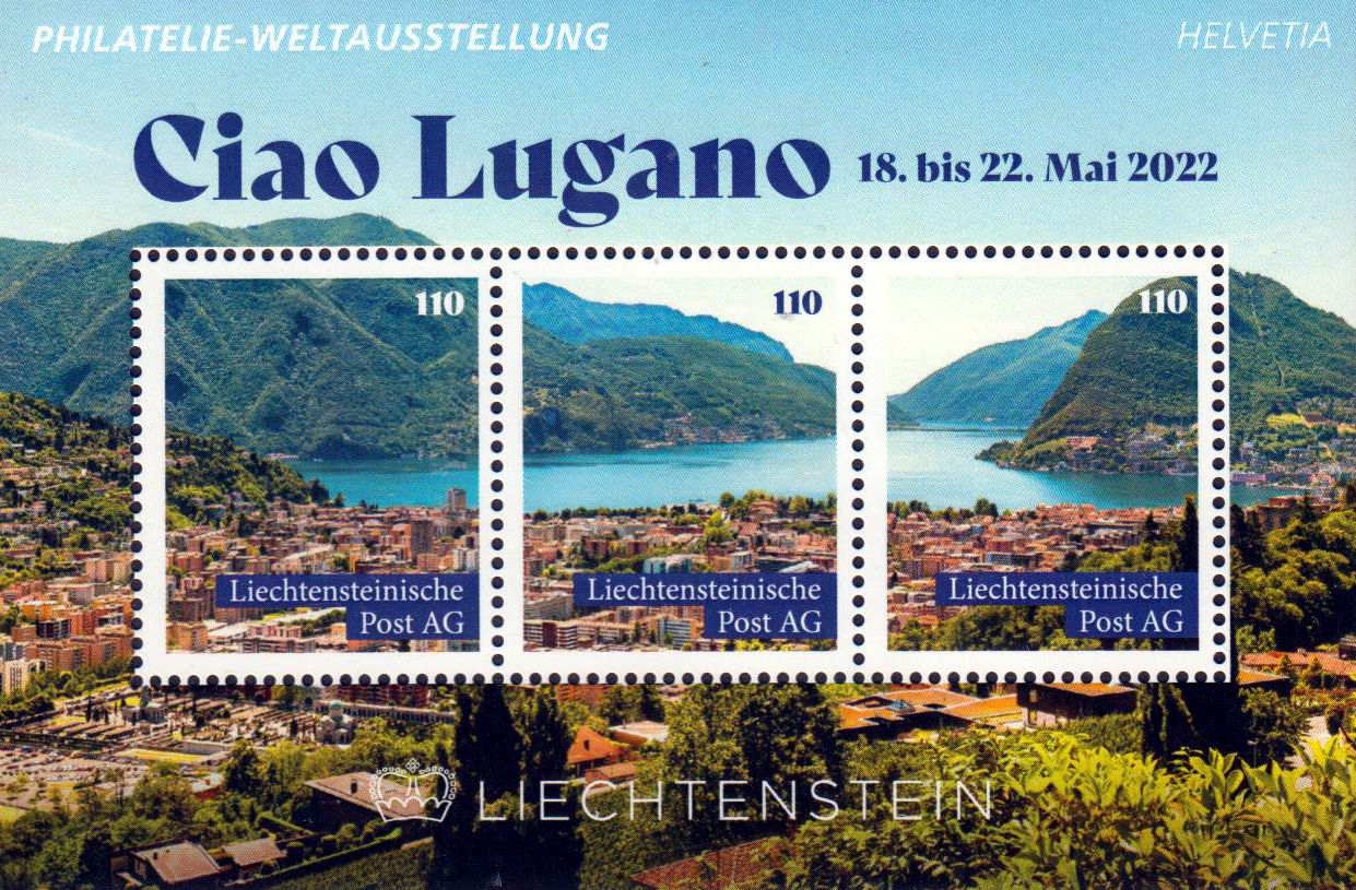 Block: Ciao Lugano, Philatelie- Weltausstellung 2022