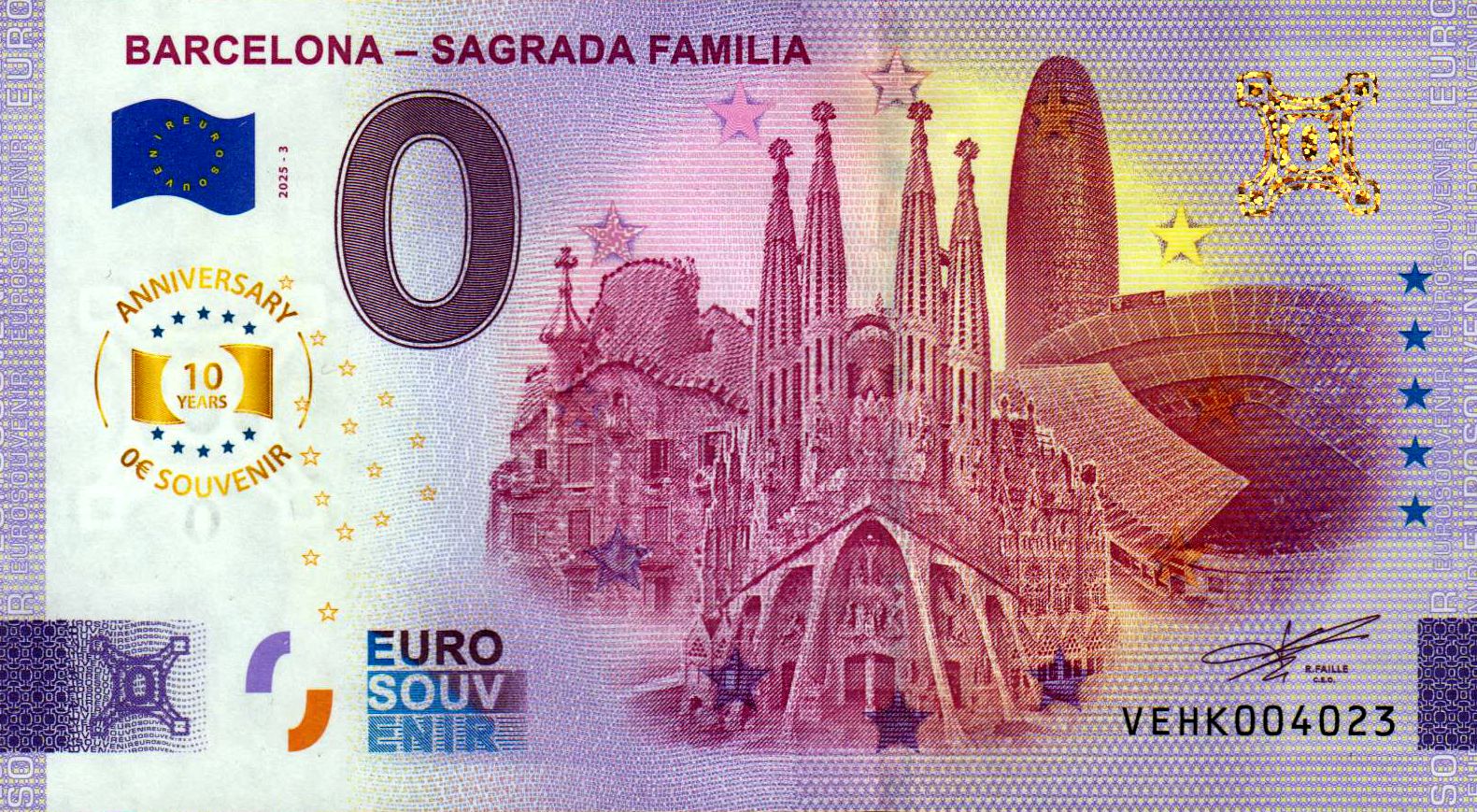 Barcelona - Sagrada Familia 2025-3 Anniversary
