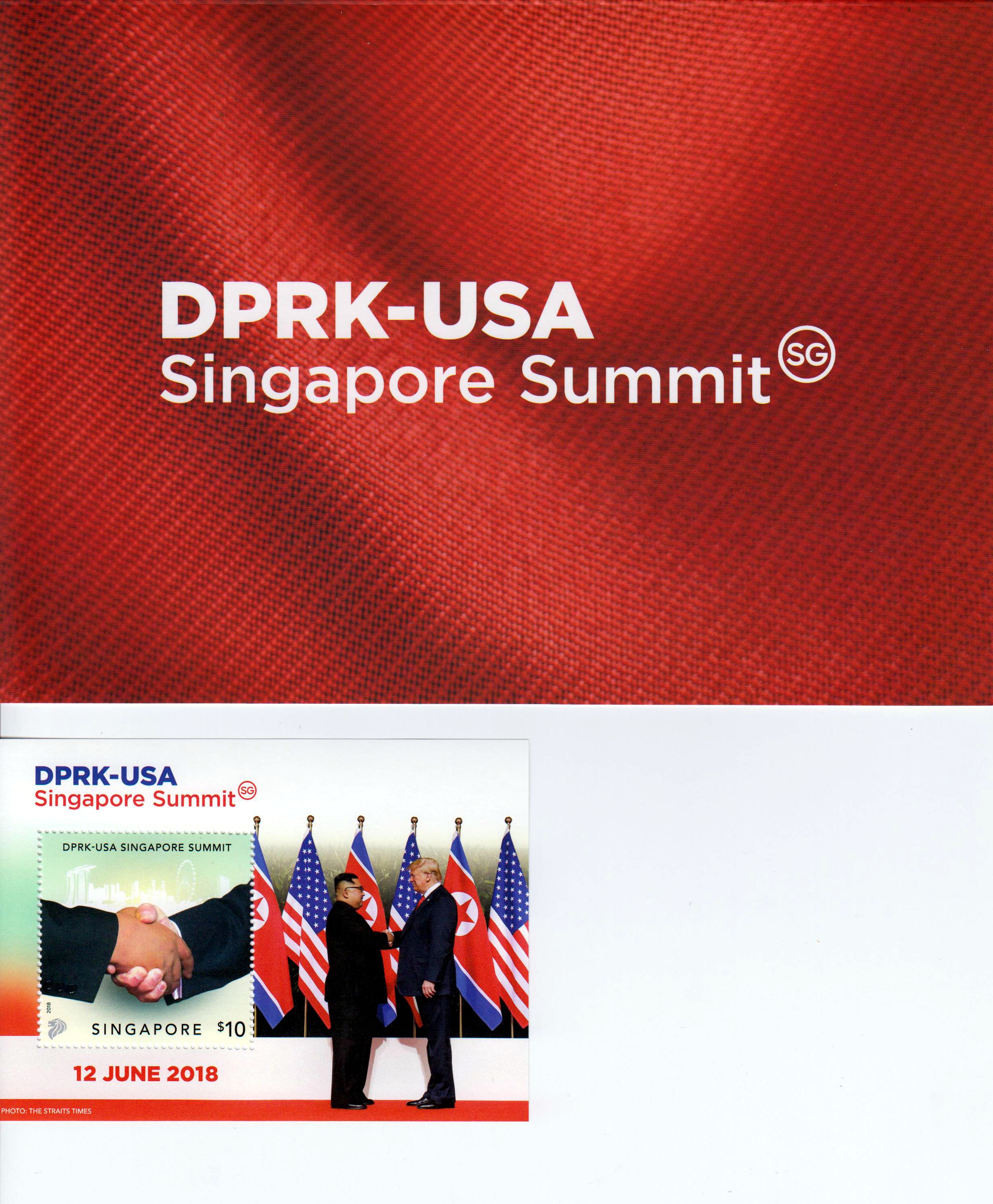 Block: USA - Nord Korea Gipfel 2018,  Handschlag zwischen Präsidenten