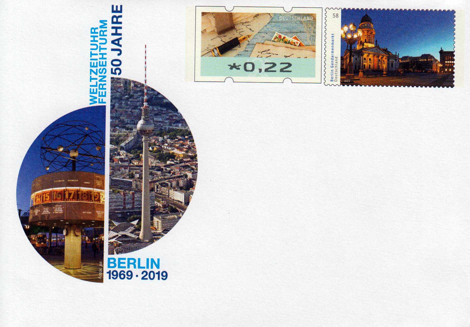 50 Jahre Fernsehturm und Weltzeituhr Berlin 2019