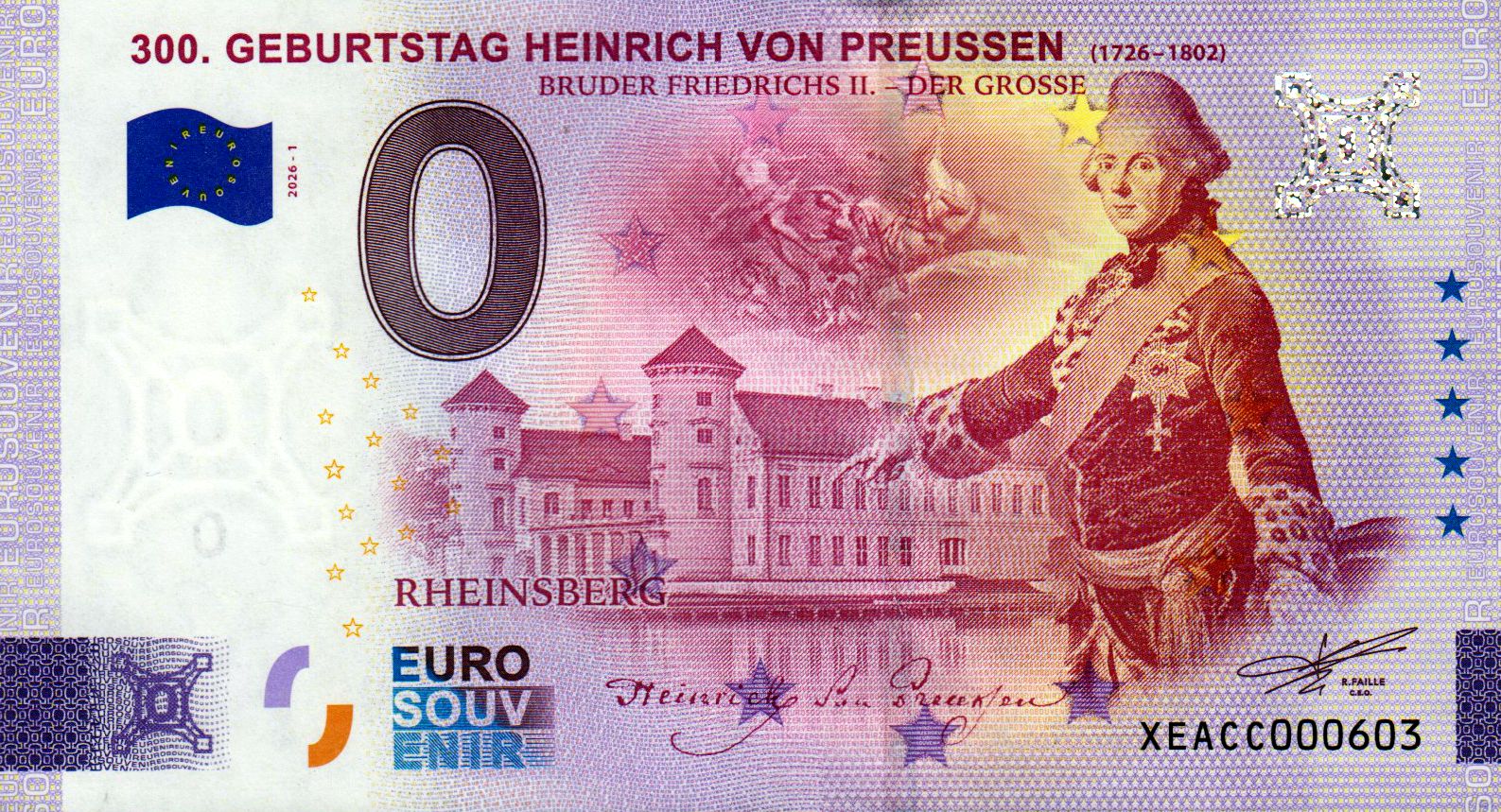 300. Geburtstag Heinrich von Preussen 2026-1 Silber