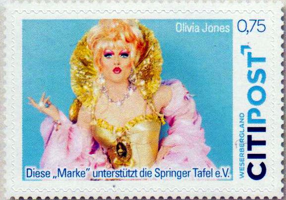Olivia Jones 2022, gestempelt