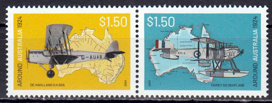100 Jahre Flüge rund um Australien 2024