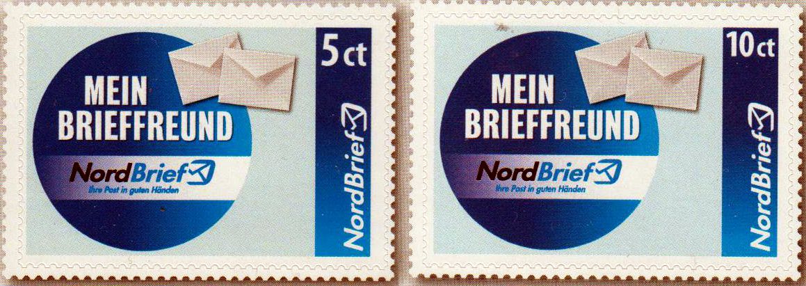 Mein Brieffreund 2019, Ergänzungswerte zu 5 und 10 Cent