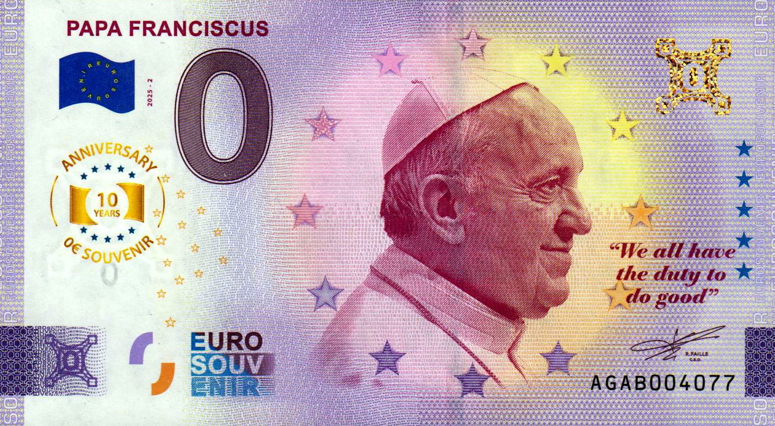 Papa Franciscus 2025-2 Anniversary