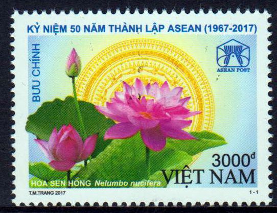 50 J. ASEAN 2017, Blumen
