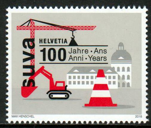 100 J. SUVA 2018, Baustelle