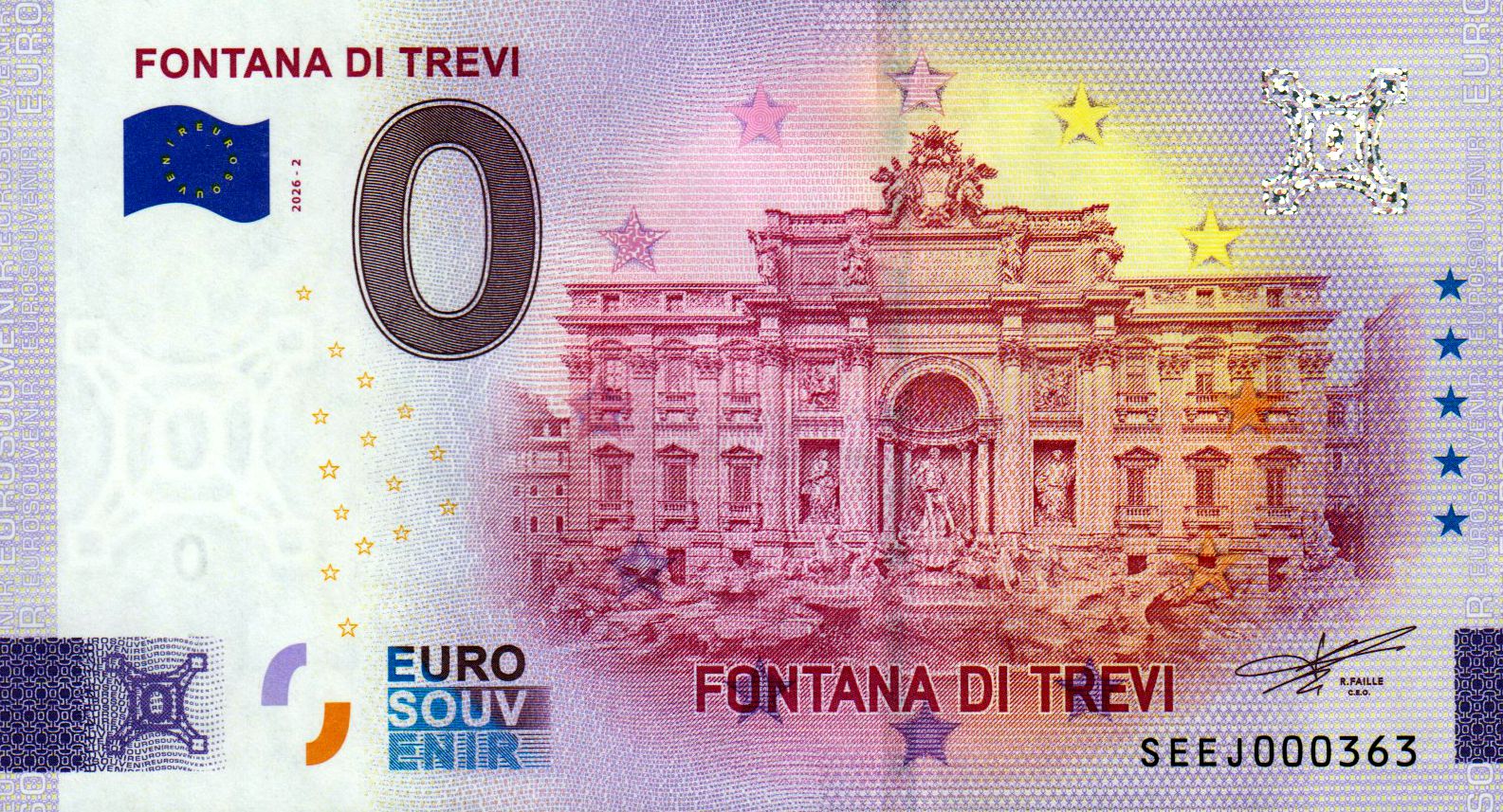Fontana di Trevi 2026-2 Silber