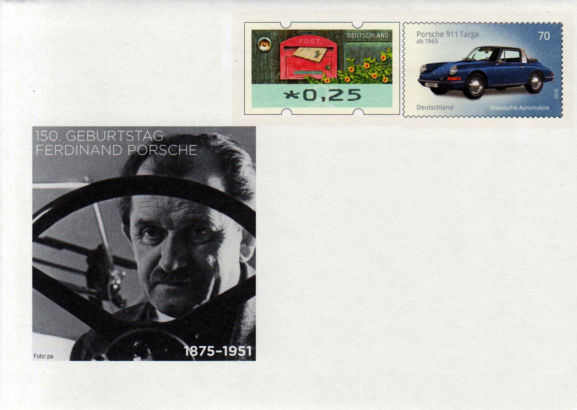 150. Geburtstag Ferdinand Porsche 2025