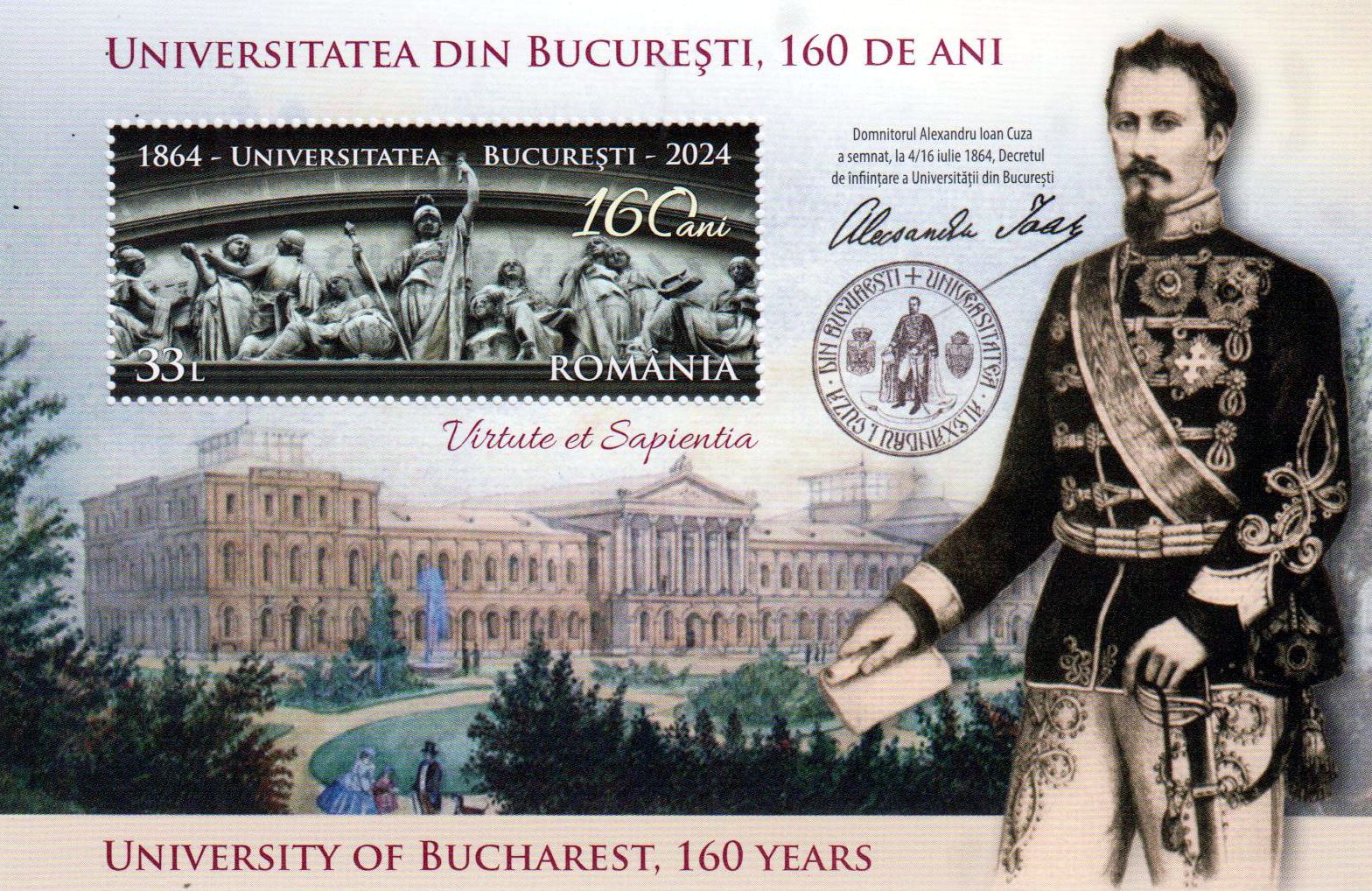 Block: 160 Jahre Universität Bukarest 2024
