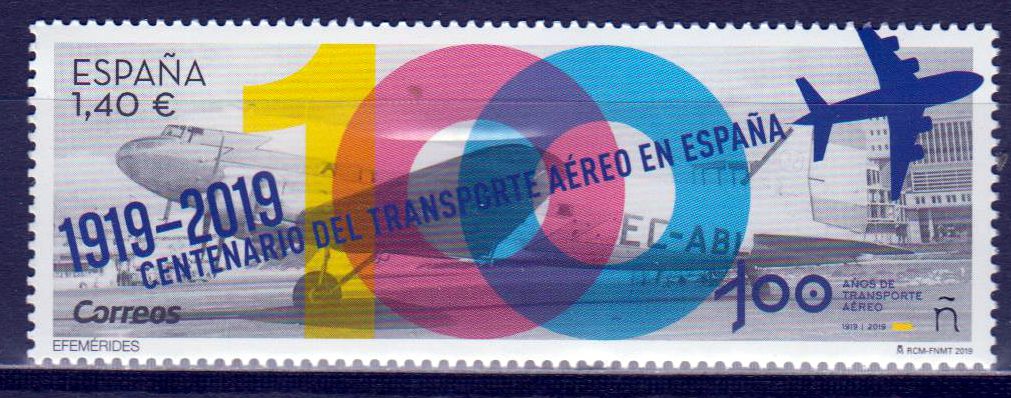 100 Jahre Luftverkehr 2019, Flugzeug