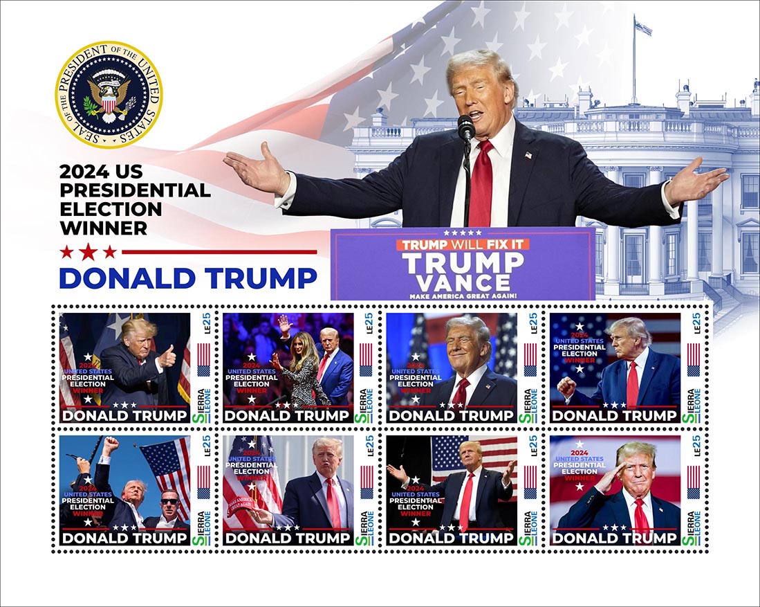 Zdr. Gewinner der US-Präsidentschafts- wahl 2024, Donald Trump II