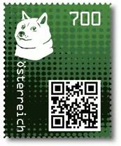 Block: Crypto 2.0, Doge 2020, digitale Marke in Farbe GRÜN (Aufl. 16000 Stk)