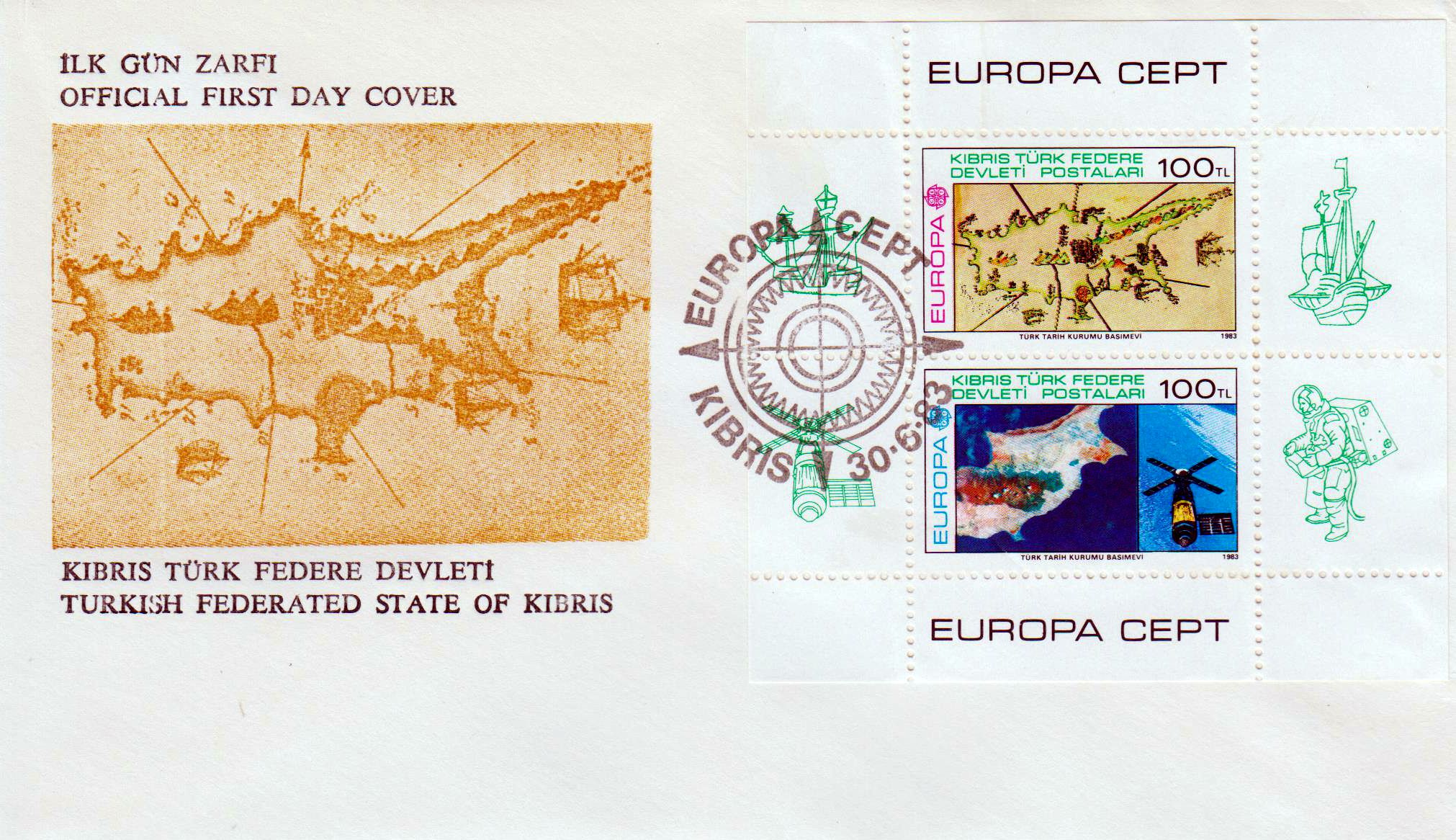Block: Europa: Große Werke des menschlichen Geistes 1983