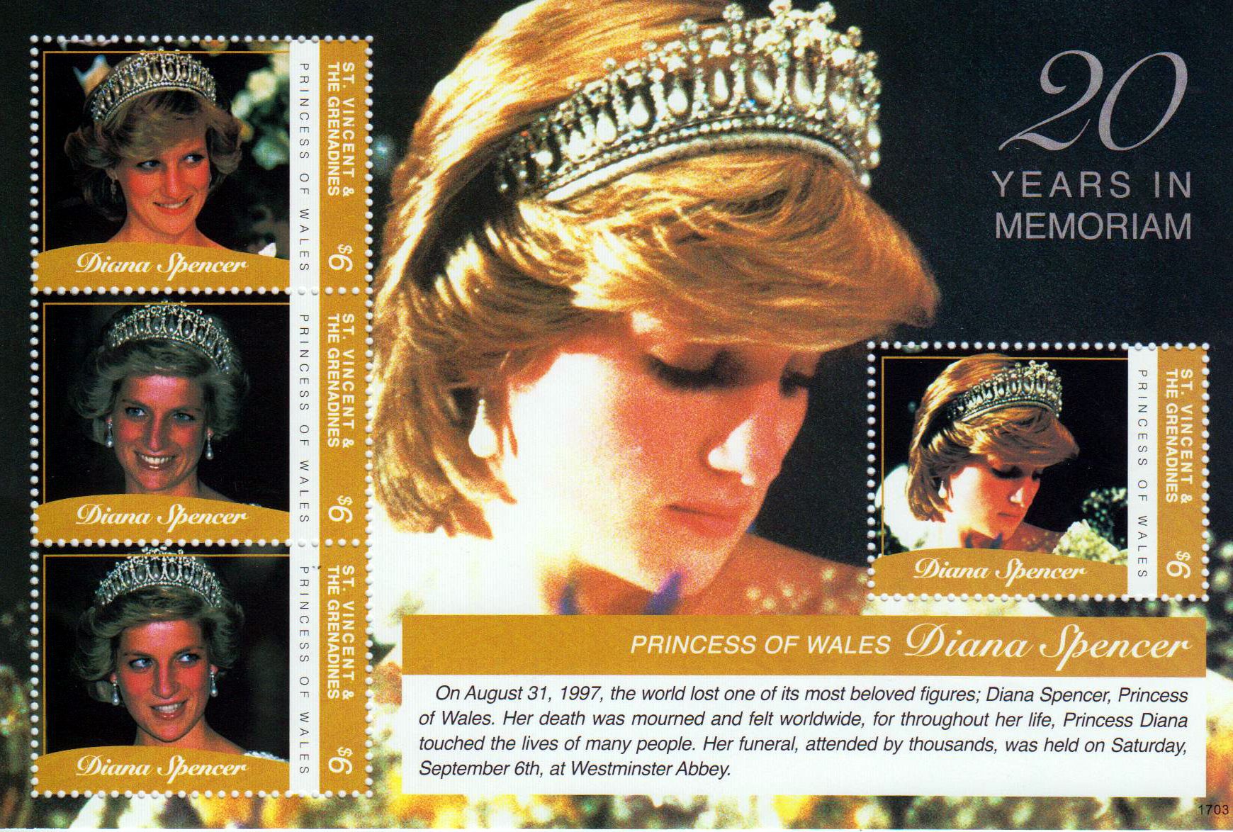 20. Todestag v. Prinzessin Diana, Tiara