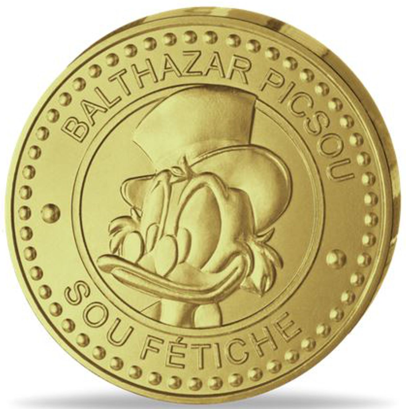 Gedänkprägung "Dagobert Duck" - Dagoberts "Number One Dime" - Monnaie de Paris
