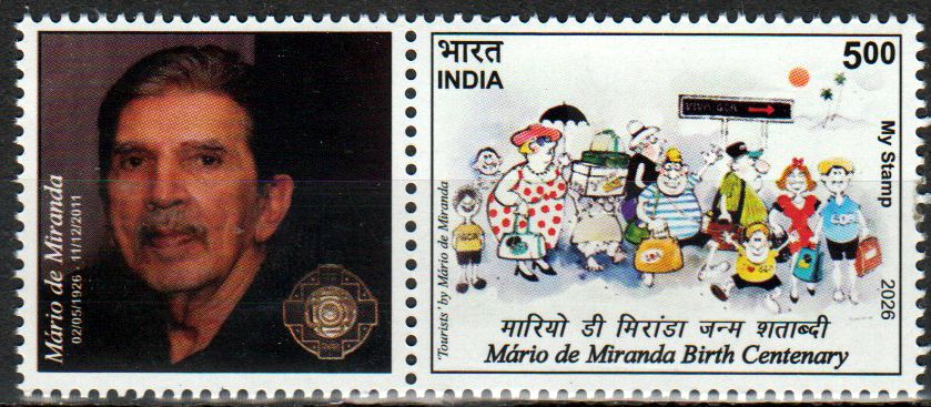 My Stamp 2026, Mario de Miranda