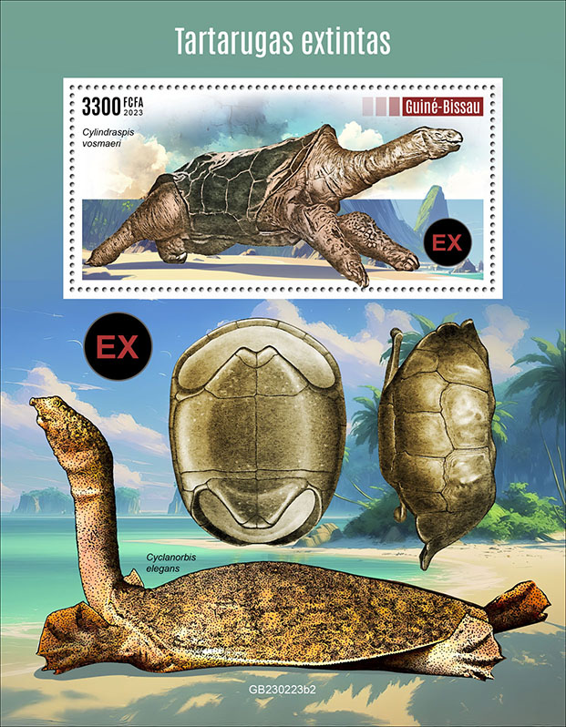 Block: Ausgestorbene Schildkröten II 2023
