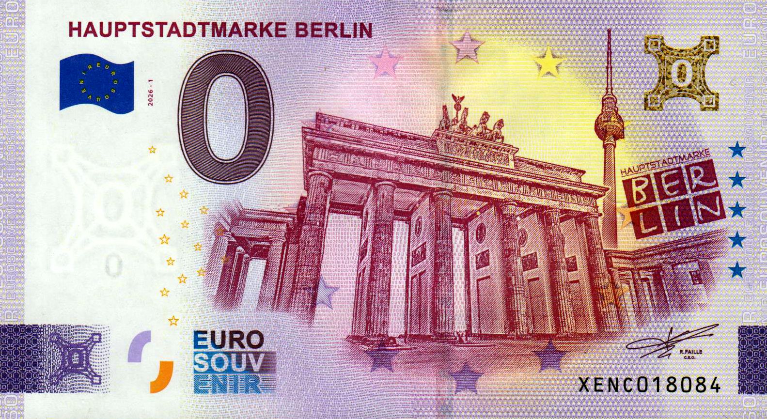 Hauptstadtmarke Berlin 2026-1, Gold