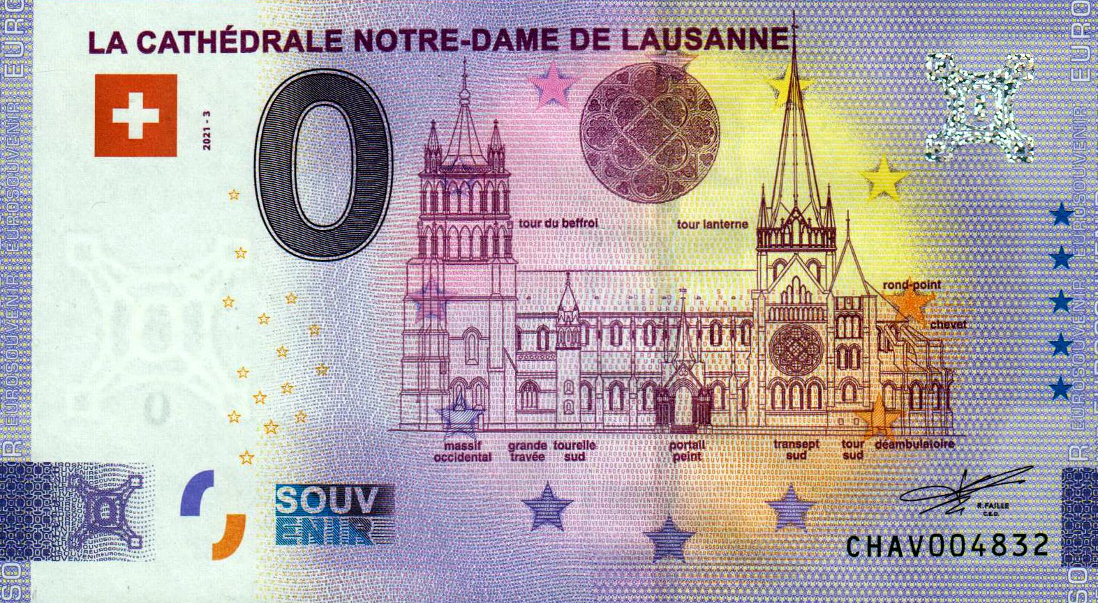 La Cathedrale Notre-Dame de Lausanne 2021-3 Anniversary