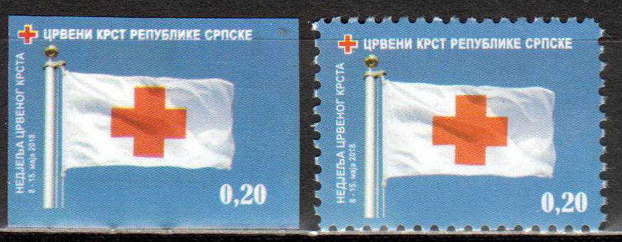 ZZ: Rotes Kreuz 2018, Flagge