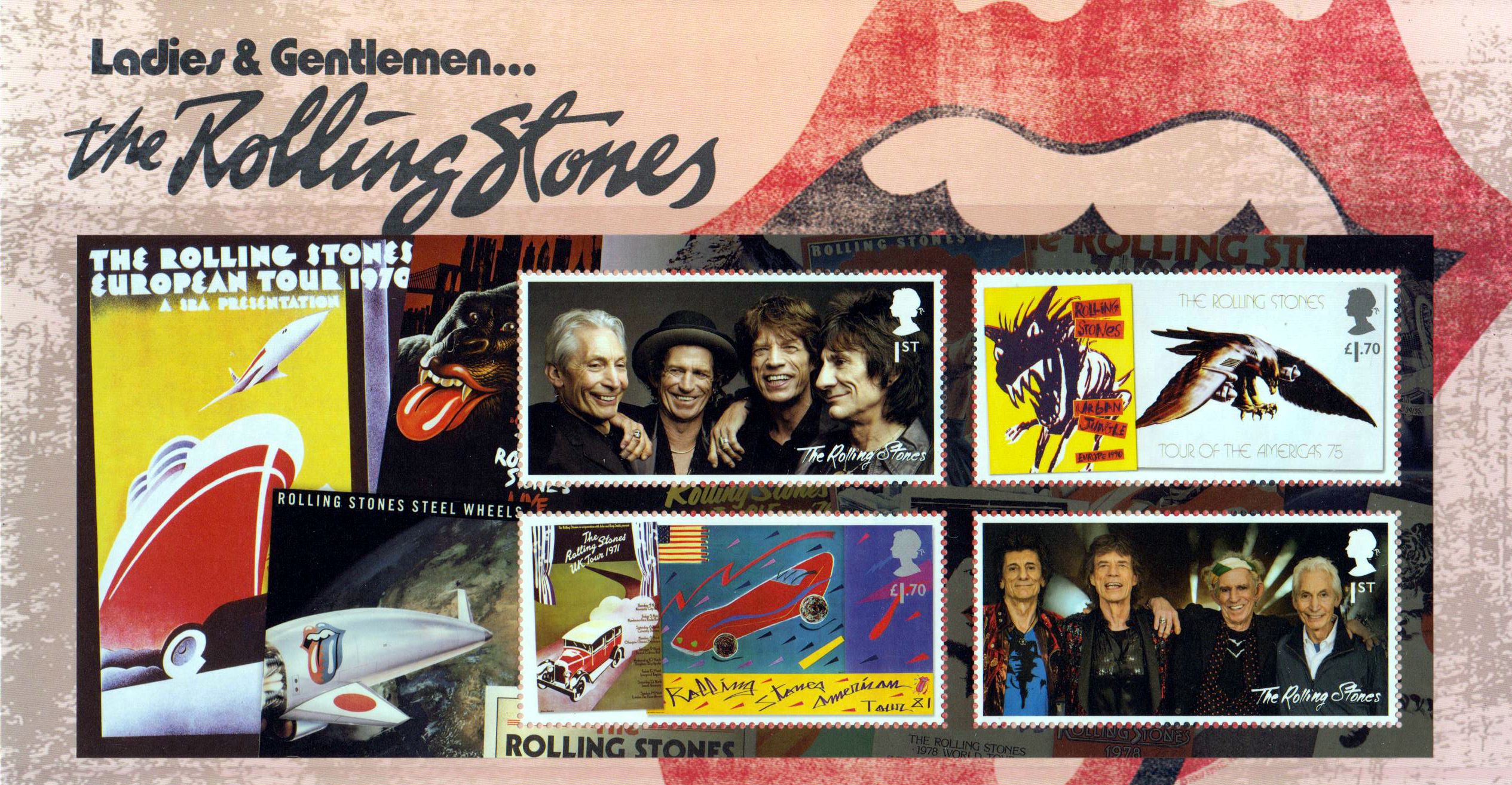 The Rolling Stones 2022, Miniature Sheet Pack