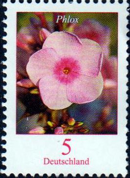 Dauer: Blumen, Phlox, 5 Cent, mit rück- seitiger Nummer, ohne Code, 2017
