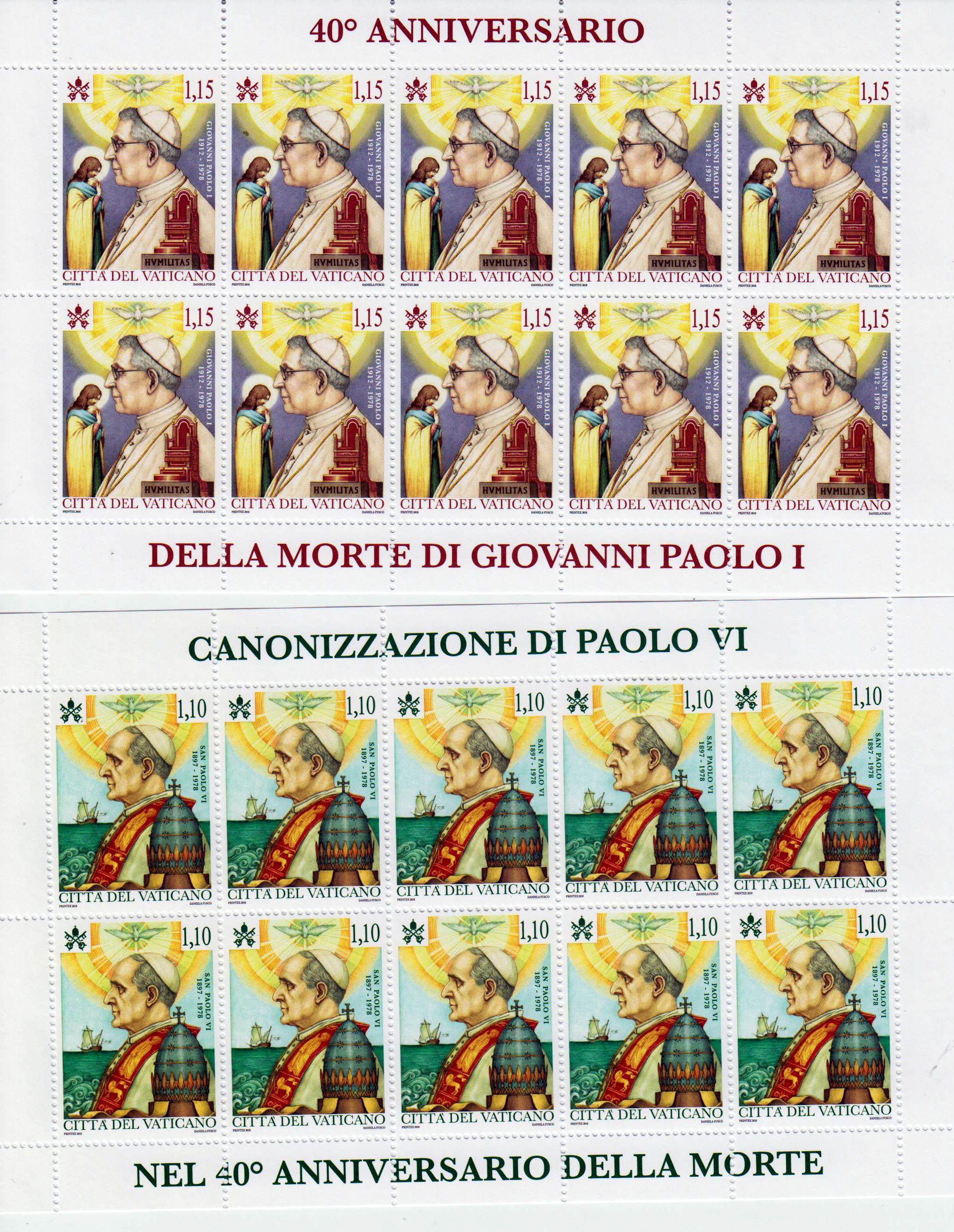 Papst Paul VI. und Joh. Paul I