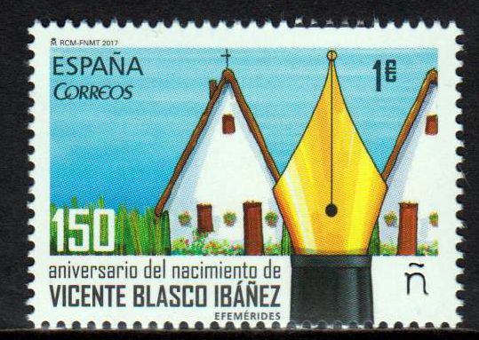 Vicente Blasco Ibanez, Schreibfeder