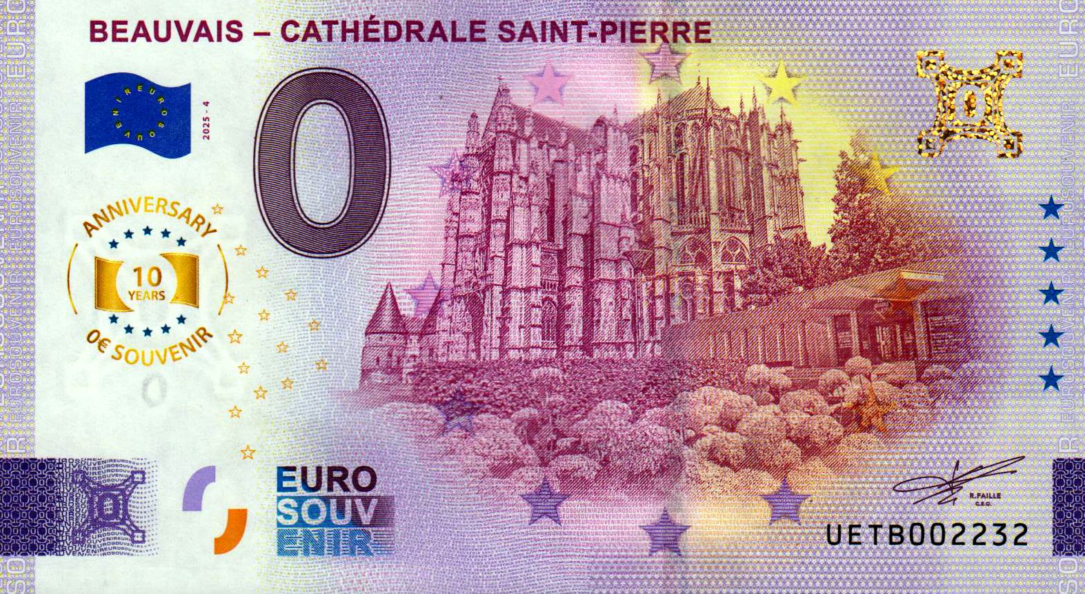 Beauvais - Cathedrale Saint-Pierre 2025-4 Anniversary