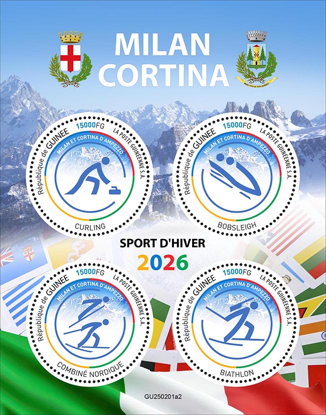 Olympische Winterspiele Milan-Cortina 2026, Sportarten II, Curling, Bobfahren...