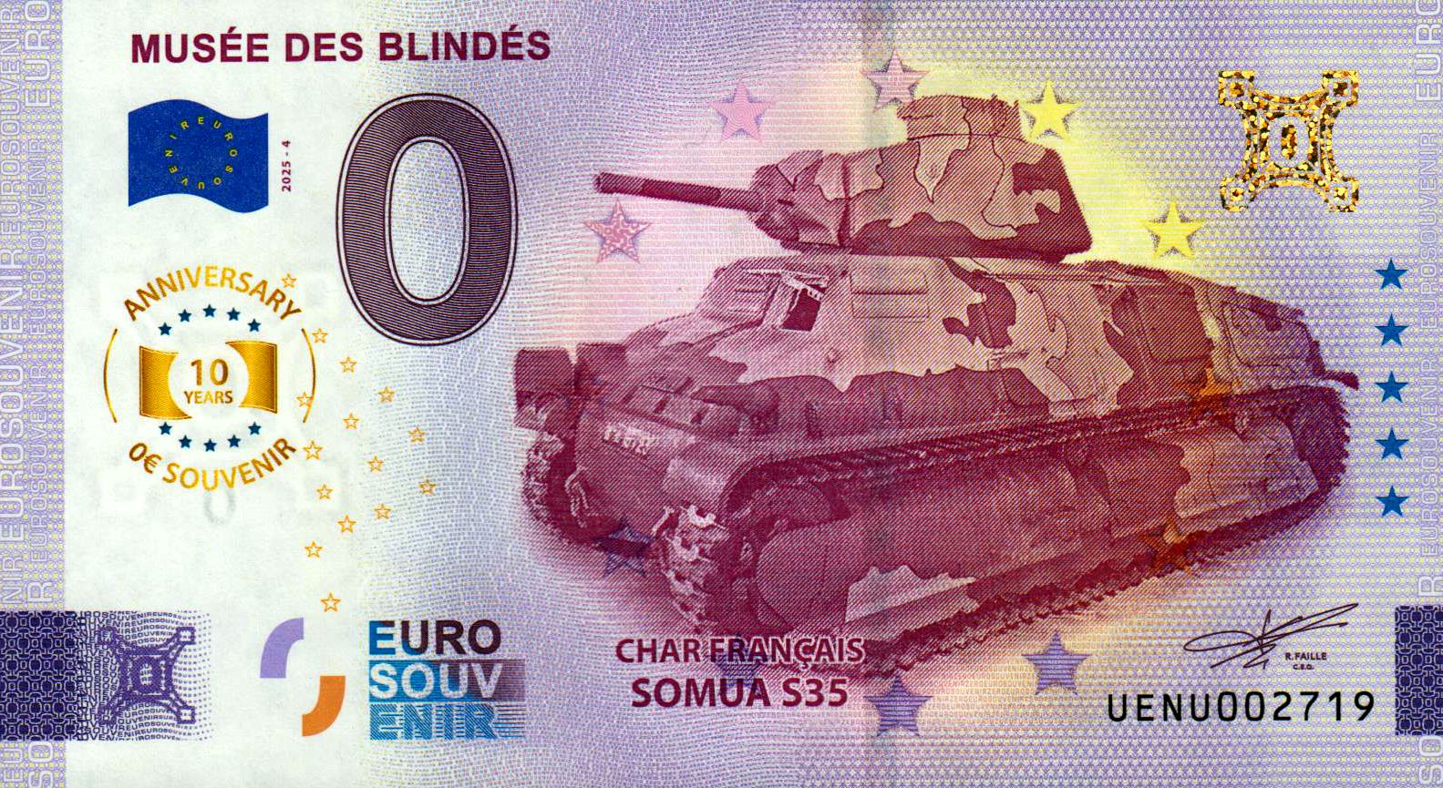 Musee des Blindes - SOMUA S35 2025-4 Anniversary
