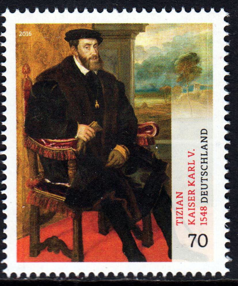 Tizian, Kaiser Karl V., Gemälde