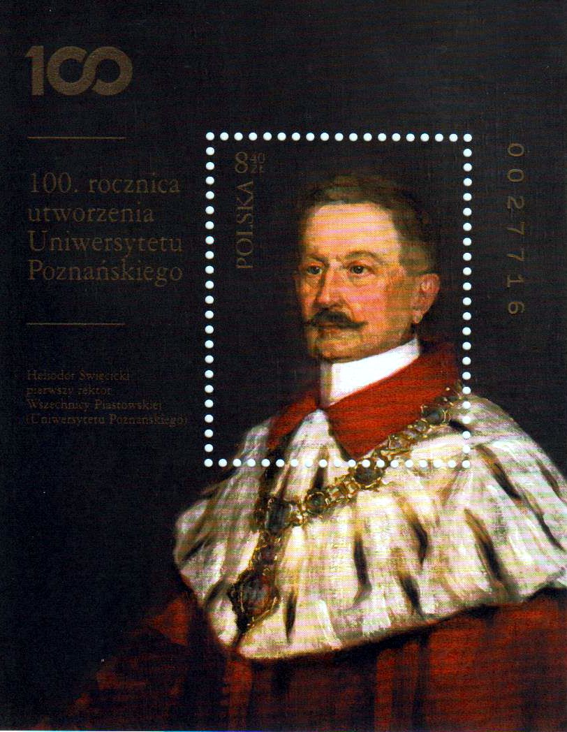 Block: 100 Jahre Universität Poznan, Helidor Swiecicki, Arzt