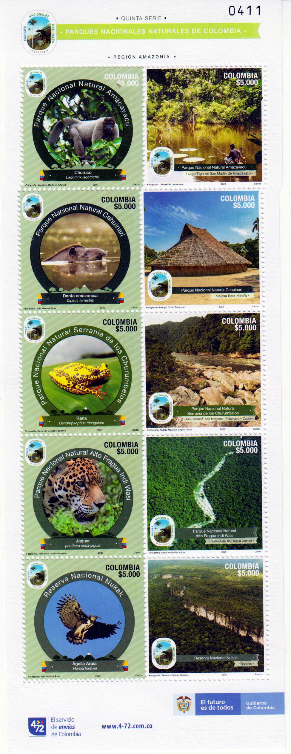 Nationalparks V 2020, Amazonasregion