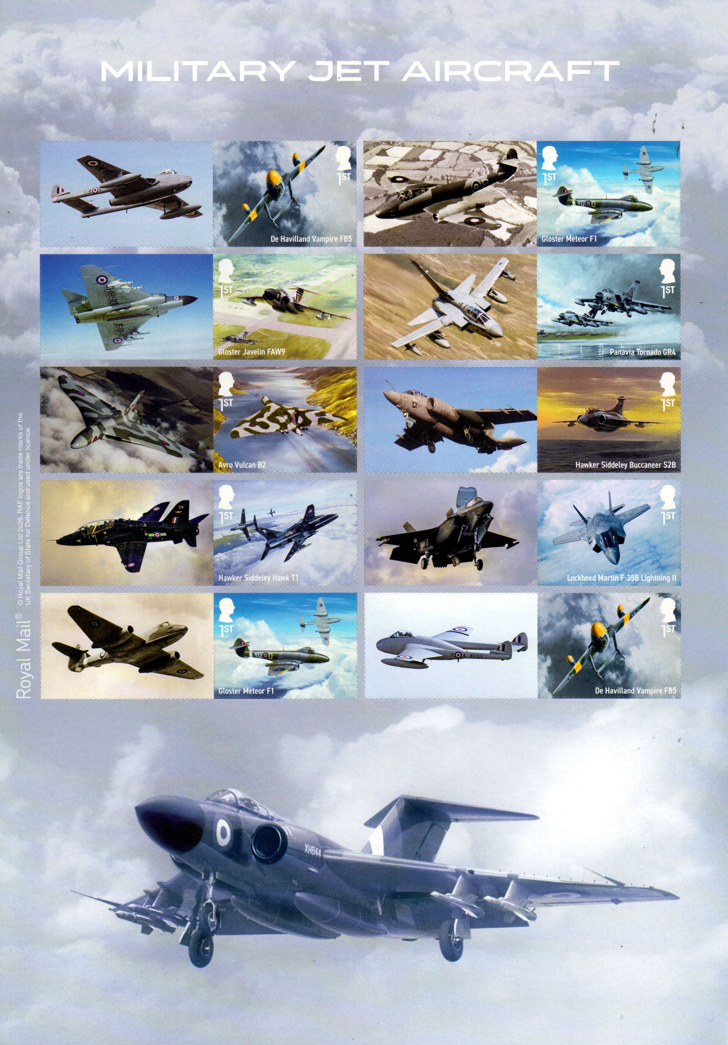 Militärjets 2026, sk, aus Collectors sheet