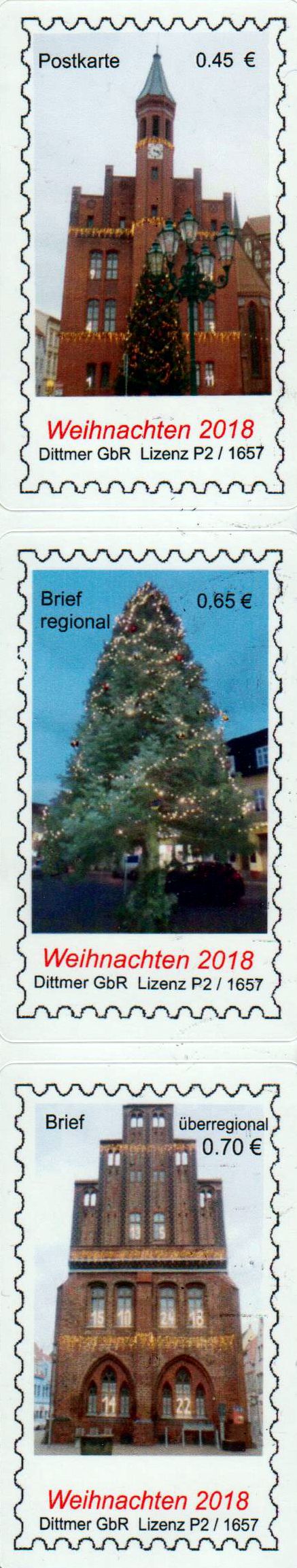 Weihnachten 2018, Ersttag 1.11.18