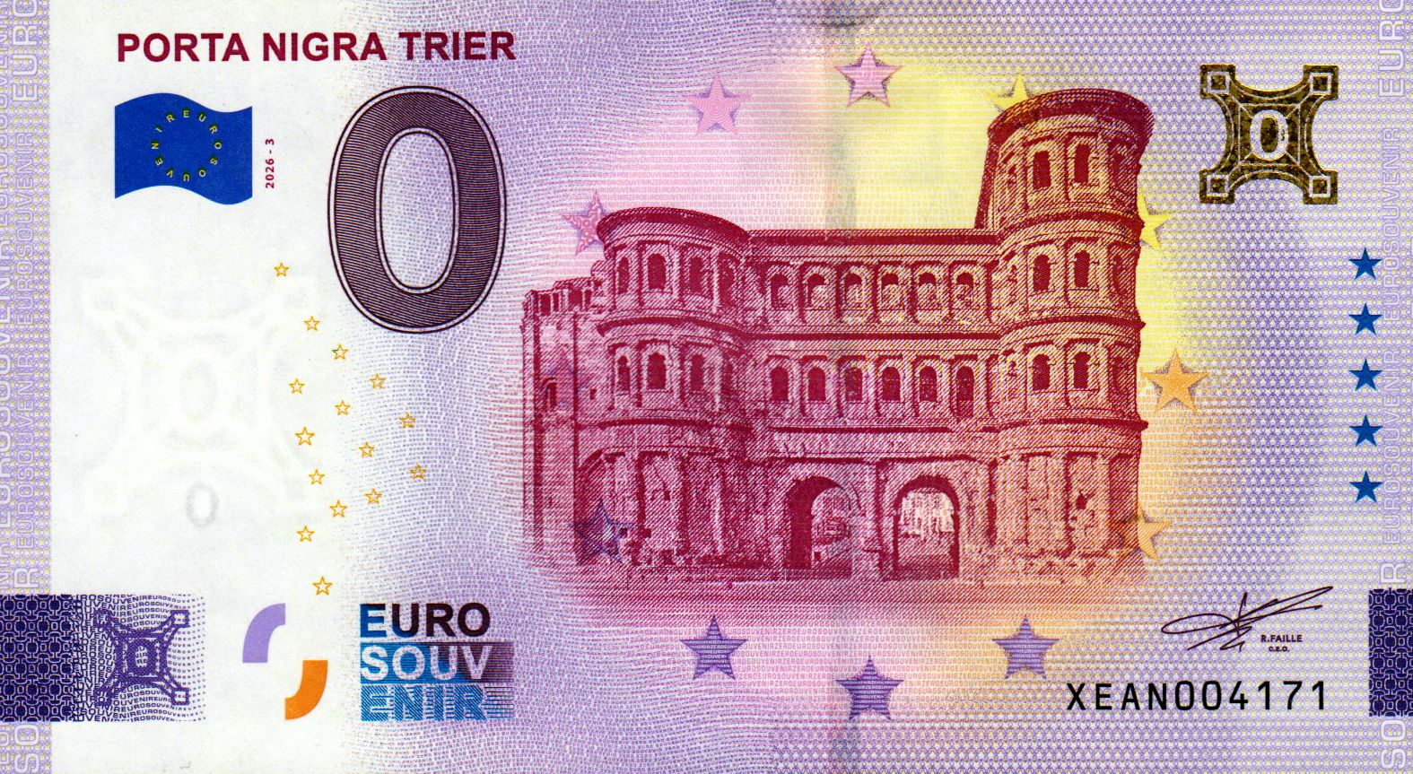 Porta Nigra Trier 2026-3 Gold