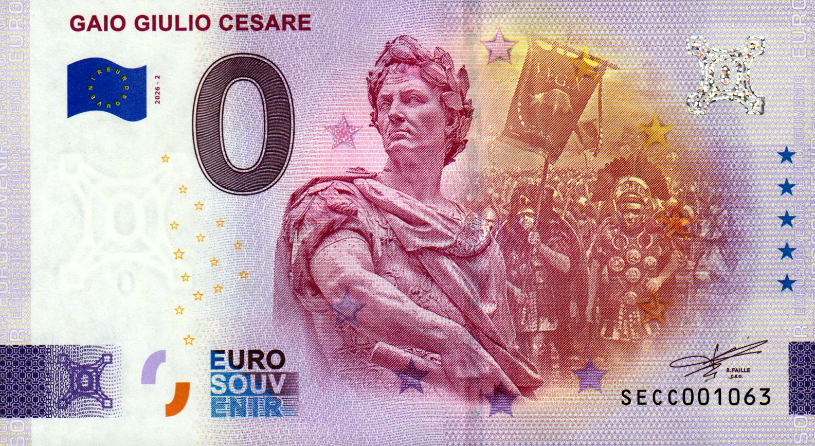Gaio Giulio Cesare 2026-2 Silber