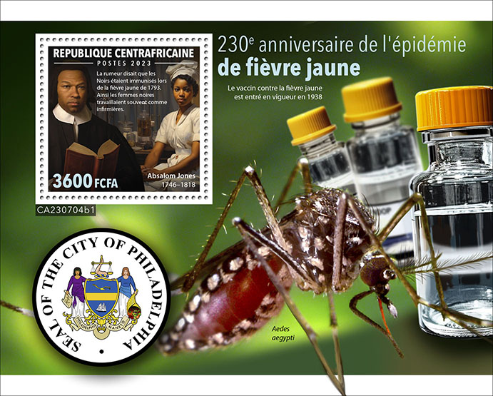 Block: 230 Jahre Gelbfieber 2023 I, A. Jones