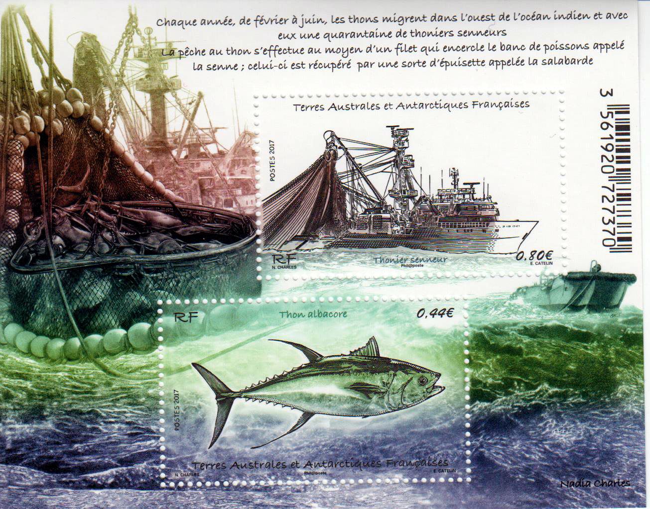 Block: Thunfisch Fischerei, Fisch, Schiff