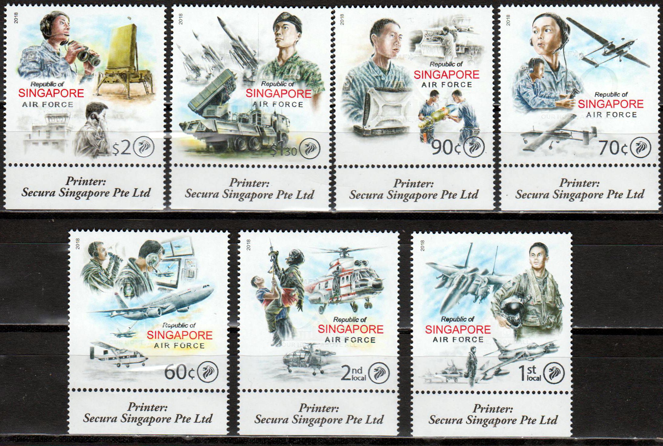 Luftwaffe Singapurs, Flugzeuge, Hubschrauber