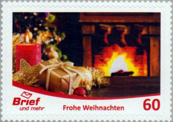 Weihnachten 2017, besinnliche Stimmung, gestempelt