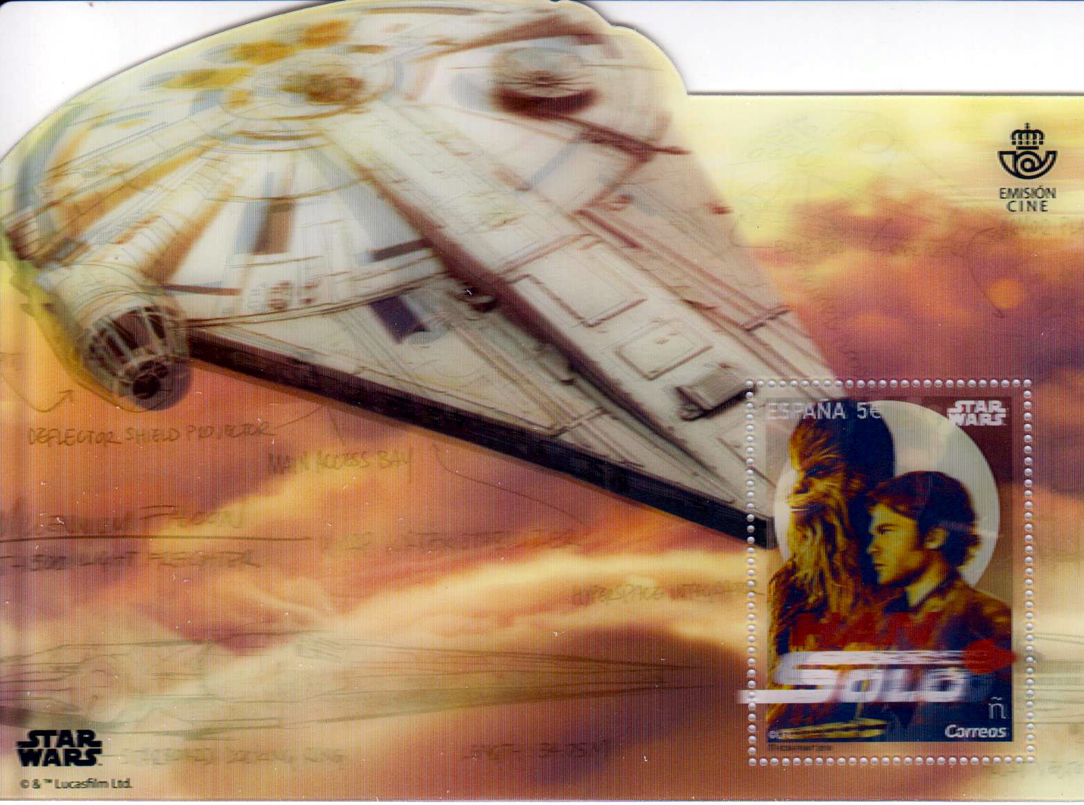 Block: Star Wars, Han Solo, 3 D Effekt