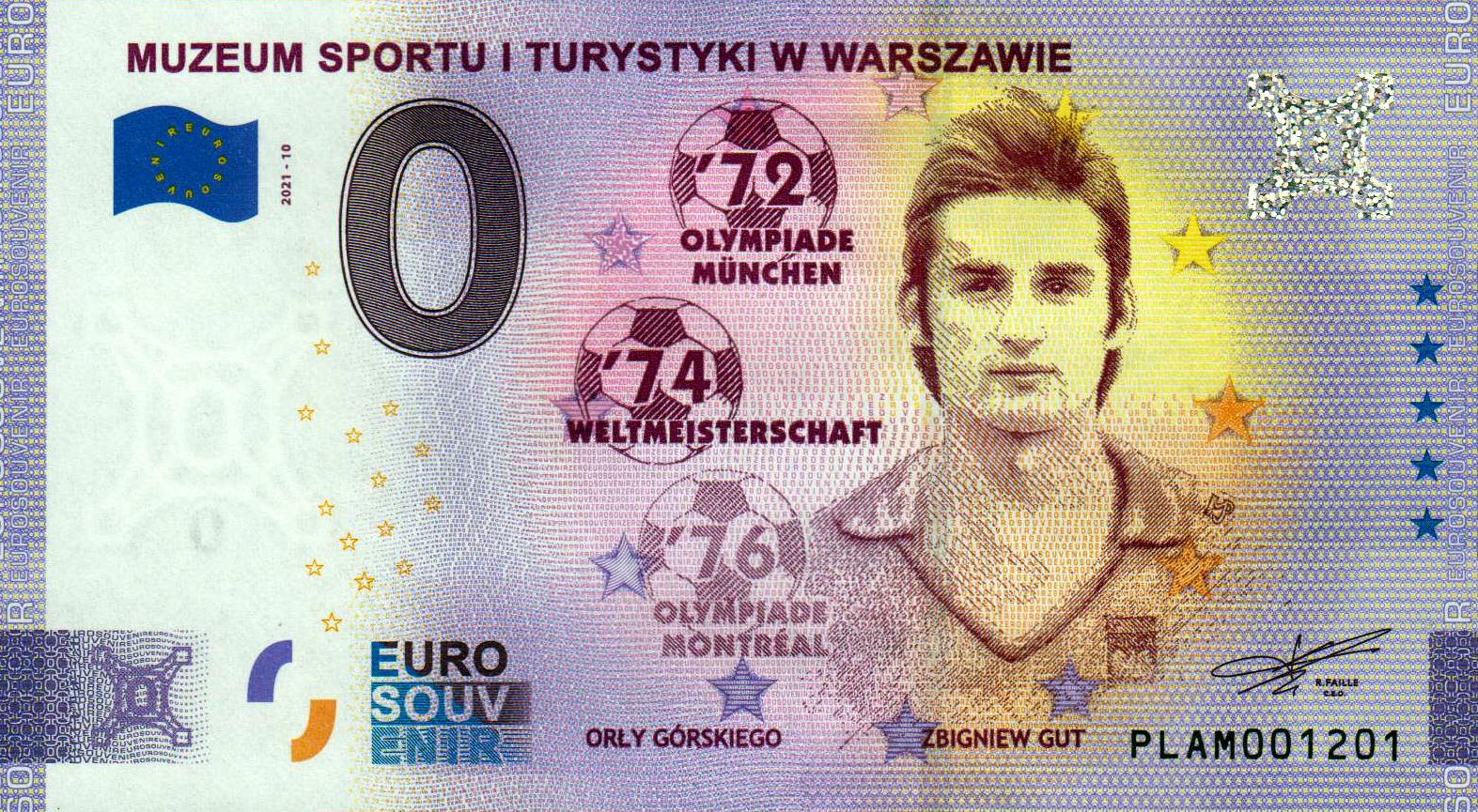 Muzeum Sportu i Turystyki w Warszawie, Zbigniew Gut 2021-10