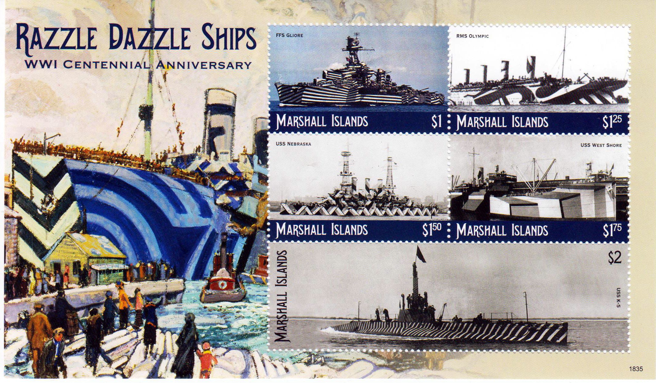 I. Weltkrieg 2018,  Razzle Dazzle Ships II