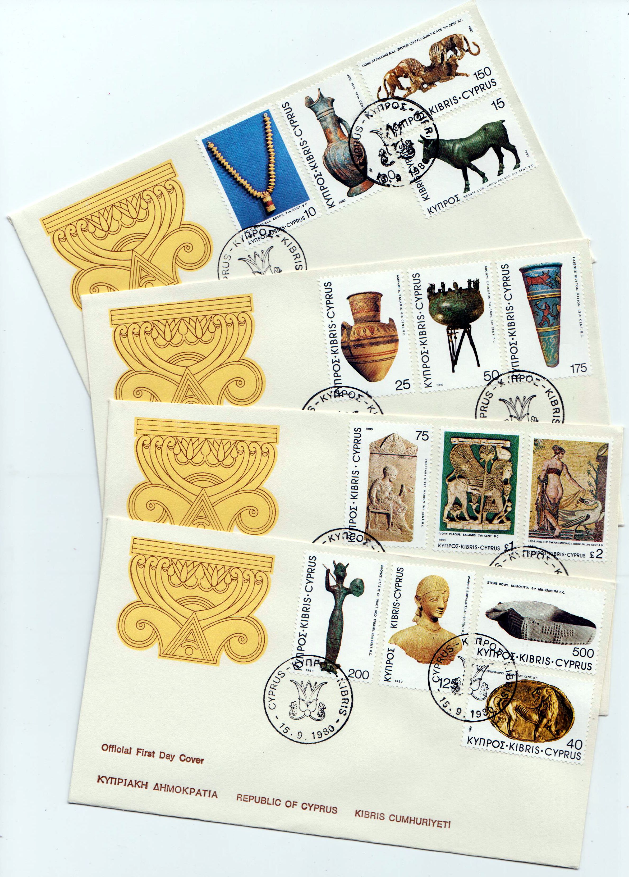 Freimarken:  Archäologische Funde 1980