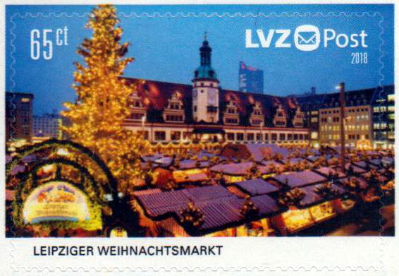 Leipziger Weihnachtsmarkt 2018, gestempelt