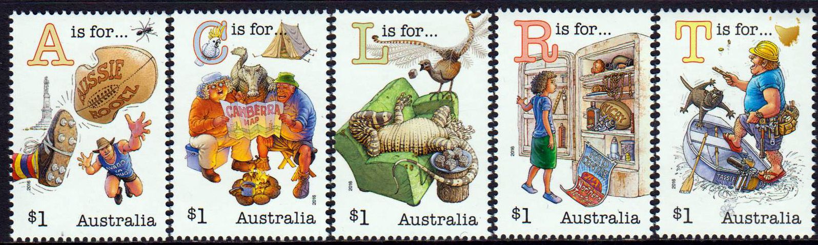 Austr. Alphabeth, A, C, L, R, T