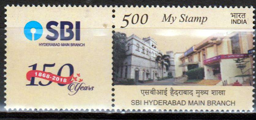 My Stamp SBI Hyderabad Main Branch 2018